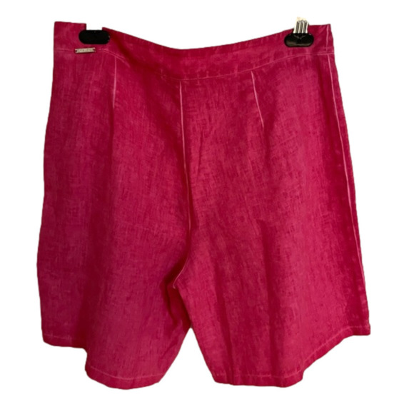 MALOKA: Frills & Thrills High Waisted Linen Shorts, Size M - Picture 5 of 13